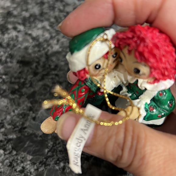 Vintage Raggedy Ann & Andy 1998 ornaments - Picture 5 of 9